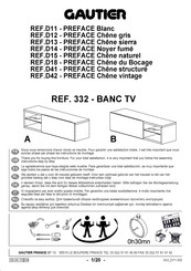 Gautier PREFACE D41 332 Instructions De Montage