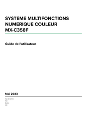 Lexmark MX-C358F Guide De L'utilisateur