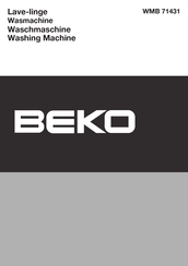 Beko WMB 71431 Mode D'emploi