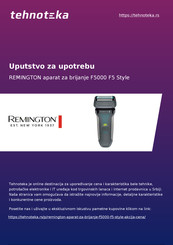 Remington Style Serie Serie Mode D'emploi