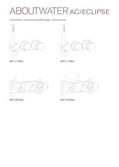 ABOUTWATER AC/ECLIPSE L773BU Instructions De Montage