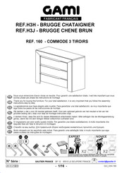 Gami BRUGGE H3H 160 Instructions De Montage