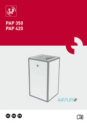 S&P AIRPUR PAP 420 Mode D'emploi