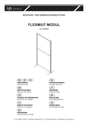 hjh OFFICE FLEXMIUT MODUL 892004 Instructions De Montage Et D'utilisation