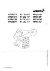 KOMPAN M17204-12P Instructions De Montage