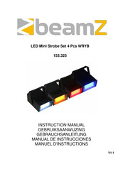 Beamz LED Mini Strobe Set 4 Pcs WRYB Manuel D'instructions