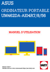 Asus UM462DA-AI04R7 Manuel Électronique