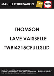 THOMSON TWBI4215CFULLSLID Manuel D'utilisation