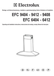 Electrolux EFC 6404 Notice D'utilisation Et D'installation