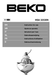 Beko HSA32530N Instructions D'utilisation