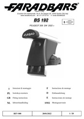 FARAD BARS BS 192 Instructions De Montage