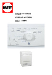 Whirlpool AWZ 8216 Guide De Consultation Rapide