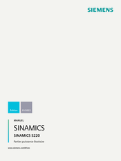 Siemens SINAMICS S220 Manuel