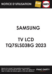 Samsung TQ75LS03BG Manuel D'utilisation