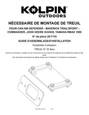 Kolpin Outdoors 25-7110 Guide D'assemblage