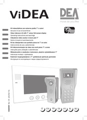 Dea Videa 100 Notice D'emploi Et Avertissements