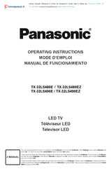 Panasonic TX-32LS490E Mode D'emploi