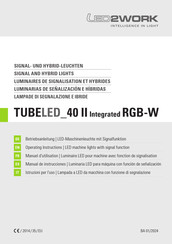 LED2WORK TUBELED 40 II Integrated RGB-W Manuel D'utilisation