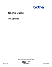 Brother PT-D610BT Guide De L'utilisateur
