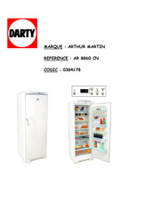 ARTHUR MARTIN AR 8860 CN Mode D'emploi