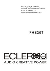 Ecler PHS20T Notice D'emploi