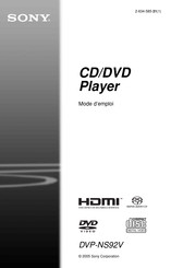 Sony DVP-NS92V Mode D'emploi