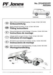 PF Jones 29140501PF Instructions De Montage