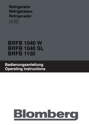 Blomberg BRFB 1040 W Instructions D'utilisation