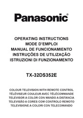 Panasonic TX-32DS352E Mode D'emploi