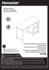 HomeSTAR Z1611035 Instructions D'assemblage
