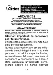 ARDES ARZANSC02 Mode D'emploi