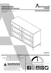 Ameriwood HOME Monticello 7962319COMS Mode D'emploi