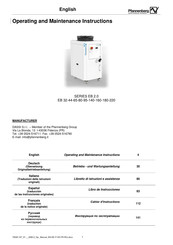 Pfannenberg EB 80 Cahier D'instructions