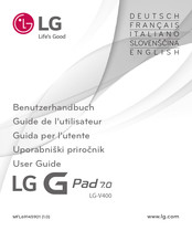 LG G Pad 7.0 LG-V400 Guide De L'utilisateur