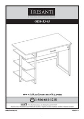 Twin-Star International Tresanti OD8453-45 Mode D'emploi