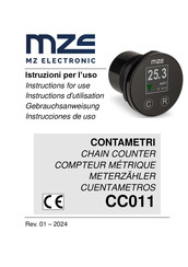 MZ electronic CC011 Instructions D'utilisation
