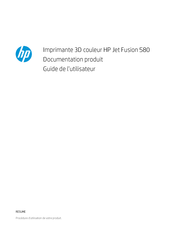 HP Jet Fusion 580 Guide De L'utilisateur
