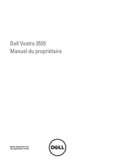 Dell Vostro 3555 Manuel Du Propriétaire