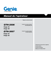 Terex Genie GTH-2506 Stage 3A Manuel De L'opérateur