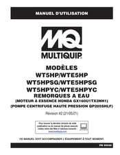 MULTIQUIP WTE5HPYC Manuel D'utilisation