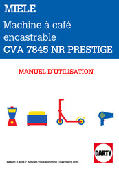 Miele CVA 7845 NR PRESTIGE Mode D'emploi Et Instructions De Montage