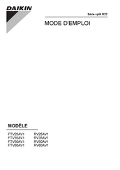 Daikin RV50AV1 Mode D'emploi