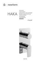 newform HAKA 72073E Instructions De Montage