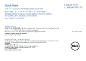 Dell Latitude 3311-01 Démarrage Rapide