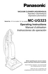 Panasonic MC-UG323 Manuel D'utilisation