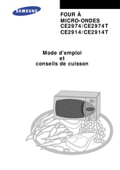 Samsung CE2974T Mode D'emploi Et Conseils De Cuisson