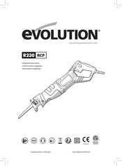 Evolution R150RCP-Li Instructions Originales