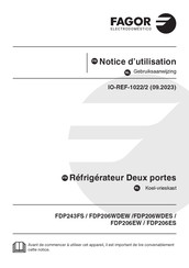 Fagor FDP243FS Notice D'utilisation