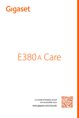 Gigaset E380 A Care Mode D'emploi