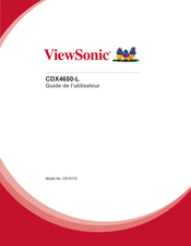 ViewSonic CDX4650-L Guide De L'utilisateur